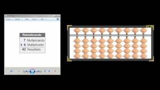 SOROBAN  MULTIPLICAÇÃO por André Luis  ábaco japonês [upl. by Aysan]