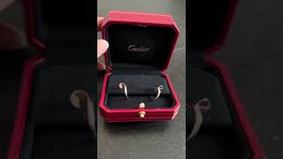 From Cartier With Love Juste Un Clou Earrings Unboxed [upl. by Eniksre]