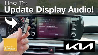 How To Update Kia Display Audio Software  2022 Update [upl. by Cullen]