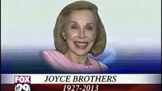 Dr Joyce Brothers dies [upl. by Nediarb746]