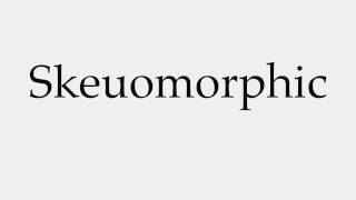 How to Pronounce Skeuomorphic [upl. by Carrick544]