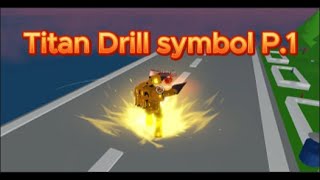 Roblox  Skyfall   Battle of Fallen  Gameplay  All Titans  Titan Drill symbol P1 [upl. by Melonie]