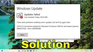 How to Fix 0xe0000003 Windows Update Error Guide [upl. by Terrej654]