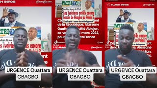 URGENT  DRAMANE EN FRANCE POUR LE CAS DU PRÉSIDENT GBAGBO LA RÉINSCRIPTION SERA DÉCIDÉ À PARIS [upl. by Yelahs]