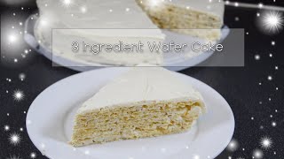 3 Ingredient Wafer Cake [upl. by Husha]