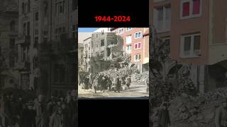 Then and Now WW2 Westernfront History Pictures Aachen [upl. by Notslah]