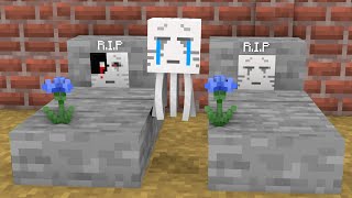 Ghast Family Life  Story Minecraft Animation [upl. by Erdnaet312]