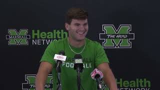 Marshall Football Players Weekly Interviews Week One Stony Brook [upl. by Roosevelt]