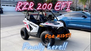 2022 Polaris RZR 200 efi for kids [upl. by Yolanda]