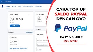 Cara Isi Saldo PayPal Menggunakan OVO [upl. by Grannie880]