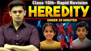 Heredity and Evolution in 20 Minutes🔥 Class 10th  Rapid Revision  Prashant Kirad [upl. by Eetnod]