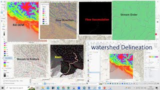 How to Delineate Watershed using DEM data in ArcGIS Pro [upl. by Kenleigh]