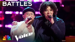 Shye and Jamison Pucketts Cover of quotLove Yourselfquot Blows the Coaches Away  The Voice Battles  NBC [upl. by Schulein]