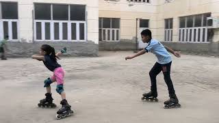 inline skating competition practice by inline skater [upl. by Randal253]