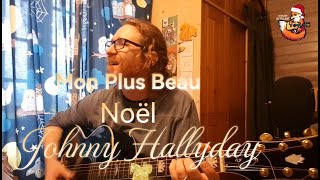 Mon Plus Beau Noël  Johnny Hallyday  Reprise guitare acoustique [upl. by Clark594]