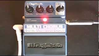 Crazytrainmusic Digitech XSeries Multi Chorus demo [upl. by Rube]