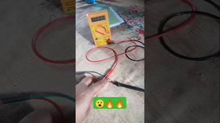 Voltage of Lithium ion battery shorts experiment viralvideo [upl. by Cozmo]