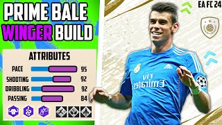 THE GOLFER ICONIC BEST PRIME BALE WINGER BUILD EA FC 24 Pro Clubs [upl. by Lord350]