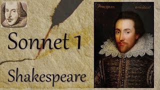 Poem by William Shakespeare  Sonnet 1 From fairest creatures we desire increase  Literaturepoems [upl. by Annairt199]