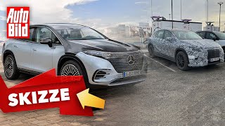 Mercedes EQS SUV 2022  So könnte das EQS SUV kommen  Skizze [upl. by Rossi]