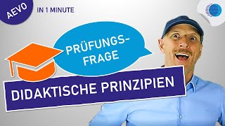 10 didaktische Prinzipien  AEVO Prüfung  Perfekte Antwort [upl. by Essilem577]