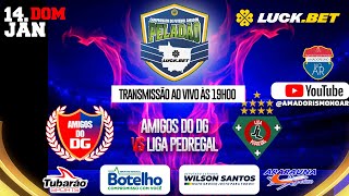 Amigos do DG VS Liga Pedregal  Peladão LuckBET 2024 [upl. by Ynos]