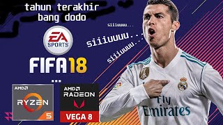 Test game Fifa 2018 Di AMD Ryzen 2500u GPU Radeon Vega 8  Dell Latitude 5495 [upl. by Ratep194]