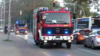 Wohnungsbrand Löschzug BF  Kurzzug FF Stralsund  neuer FuStW Polizei Stralsund [upl. by Yenreit833]