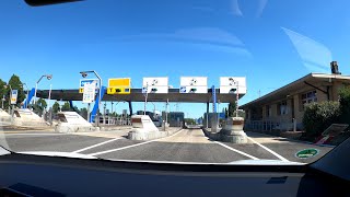 Tesla Model 3 How to Pay the Highway Toll in Italy  Introdurre il Denaro o la Tessera [upl. by Burhans]