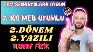 45 Dakikada 100 AL 🎯 11SINIF FİZİK 2DÖNEM 2YAZILI🚀 [upl. by Accber546]