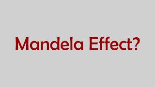 Mandela Effect 112424 [upl. by Renraw]