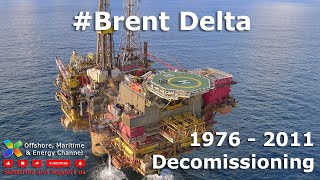 Decommissioning Brent Delta from Brent Oil field [upl. by Yblek]