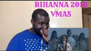 RihannaStayLove On The BrainDiamonds VMAS 2016 Reaction [upl. by Alexandr366]