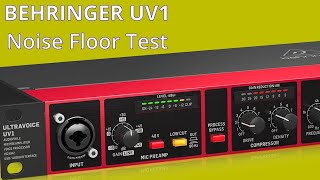 Behringer UV1 microphone preamp noise floor test for analogue output using Tech Tone Stellar X2 [upl. by Aznerol275]