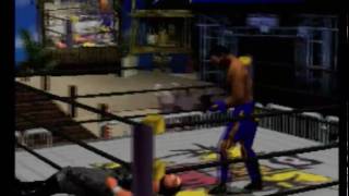 WCWNWO Thunder Giant vs Booker T [upl. by Idnarb556]