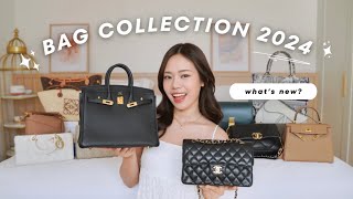 LUXURY BAG COLLECTION amp REVIEW 2024  a lot of new purchases 🥰 [upl. by Auqenat]