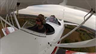 Great Lakes Biplane  Baylen Aerobatics Flight [upl. by Nnylyrehc873]