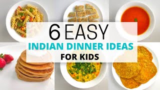 6 Easy Indian dinner recipes for kids and toddlers  indian dinner recipes for toddlersMywhitepot [upl. by Accisej28]