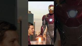 Tony Stark e Peter  Homem Aranha de Volta ao Lar  filmes marvel shorts spiderman clips fyp [upl. by Airotkiv]