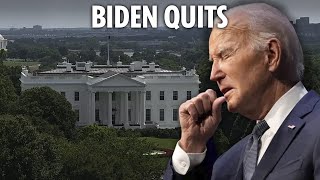 Live footage of the White House as Joe Biden pulls out of Presidential race [upl. by Aryk200]