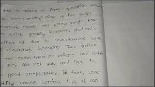 Load shedding paragraph class 8 to 10 [upl. by Francine871]