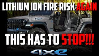 Jeep Hybrid Fire Risk is REAL  This has to stop [upl. by Dragon463]