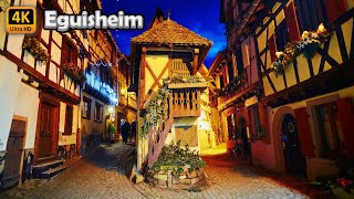 🇫🇷 EGUISHEIM 🏡 The Most Beautiful Village on Christmas Alsace France Walking Tour 4K60fps [upl. by Halla]