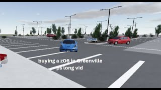 buying a z06 in ROBLOX Greenville [upl. by Oliviero756]