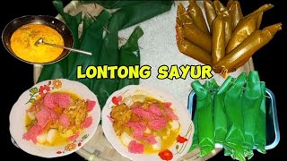 PERTAMA KALI BIKIN LONTONG DAUN PISANG TERNYATA MUDAH❗LONTONG SAYUR [upl. by Tham]