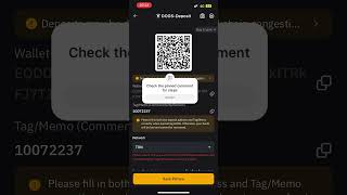 How to get your Bybit deposit address for dogsairdrop reward [upl. by Deron]