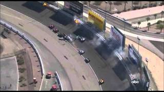 Dan Wheldon Fatal Crash RIP [upl. by Fazeli337]