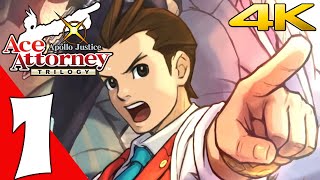 Apollo Justice Ace Attorney Trilogy Walkthrough Gameplay Part 1  No Commentary PC [upl. by Clarey27]