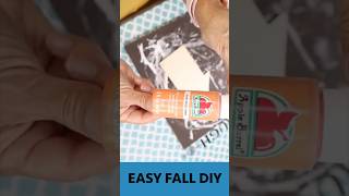 Quick Fast amp Easy Fall DIY with Dollar Tree Wood Cutouts diy shorts falldecor [upl. by Yoral]