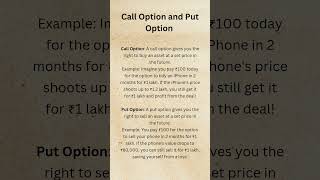 Call option and Put option [upl. by Melly]